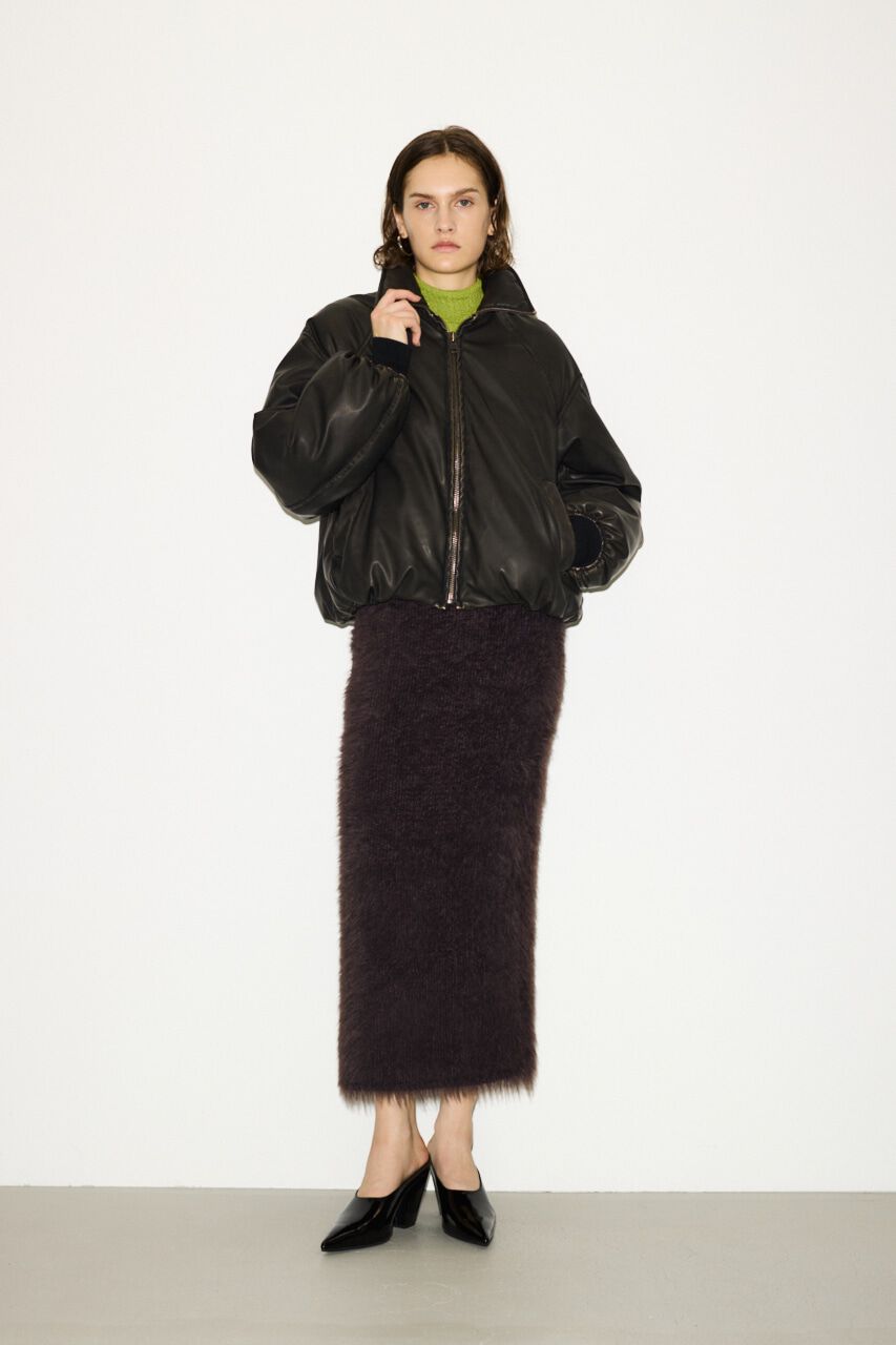 SLY「BIG SHAGGY I LINE スカート」|スカート|BRN