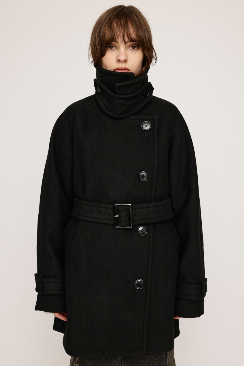 SLY「STAND NECK BELTED S／コート」|その他|