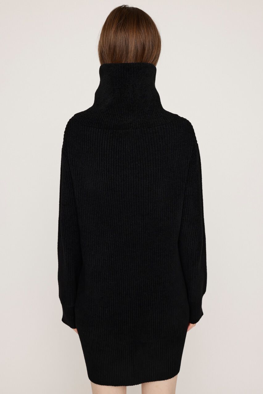 SLY「BIG COLLAR HALF ZIP ショートワンピース」|ワンピース|