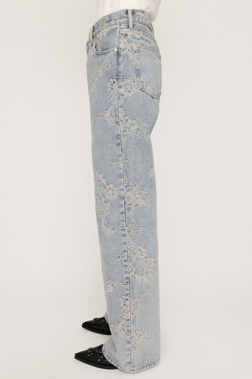 SLY「L／W JQ DENIM STRAIGHT パンツ」|デニム|