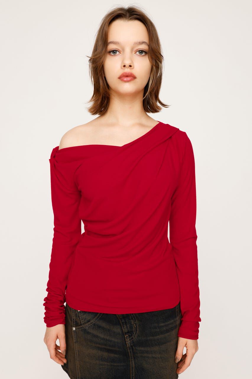 SLY「OFF SHOULDER CUT トップス」|Tシャツ・カットソー|