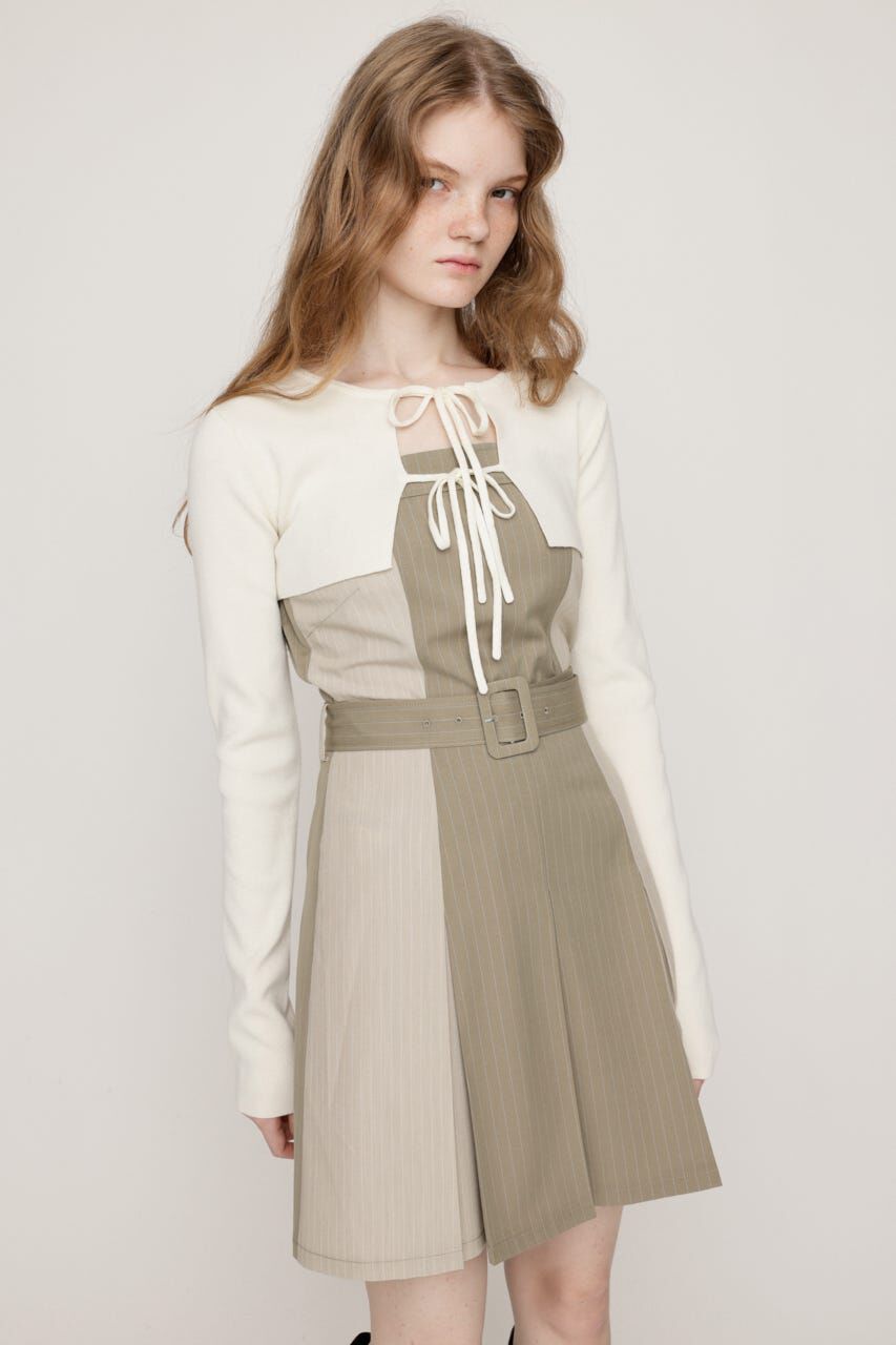 SLY「BOX PLEATS CAMI S／OP SET」|ワンピース|M/BEG7