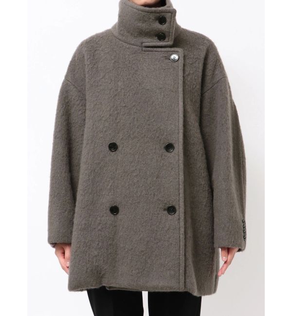 ELENDEEK「STAND COLLAR SHORT CT」|チェスターコート|