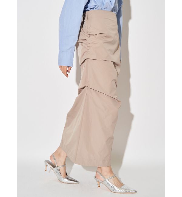 ELENDEEK「ASYME TUCK I-LINE SK」|スカート|