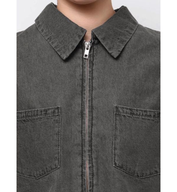 EMODA「フロントジップデニムシャツ」|シャツ・ブラウス|
