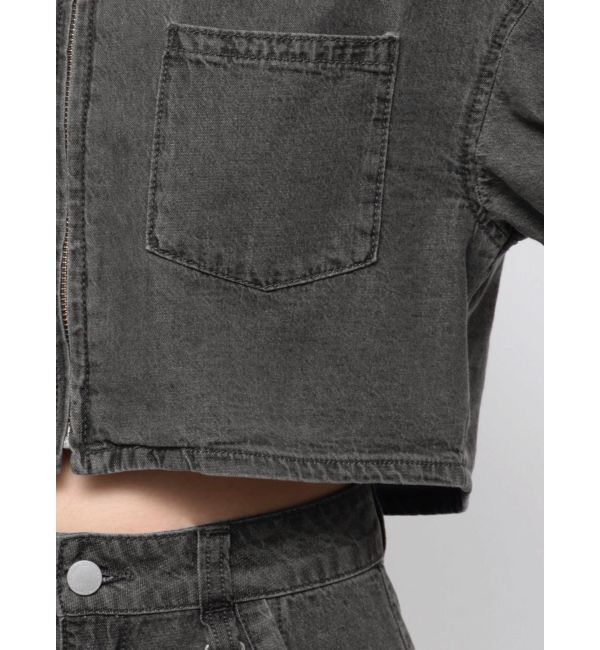 EMODA「フロントジップデニムシャツ」|シャツ・ブラウス|