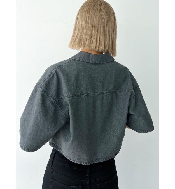EMODA「フロントジップデニムシャツ」|シャツ・ブラウス|