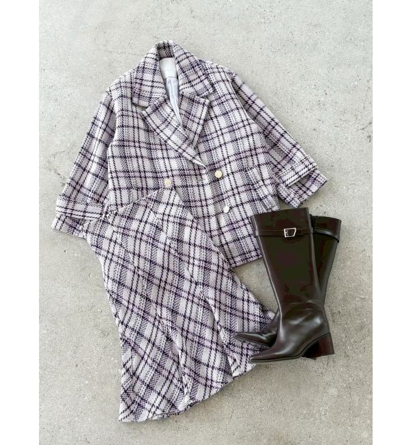 MERCURYDUO「ベルテッドロングブーツ」|ロングブーツ|