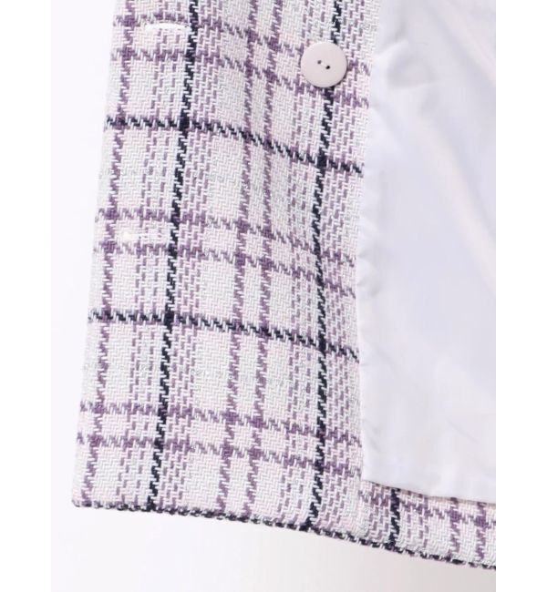 MERCURYDUO「オリジナルロービングチェックPコート」|その他|