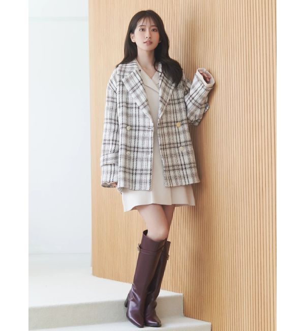 MERCURYDUO「オリジナルロービングチェックPコート」|その他|