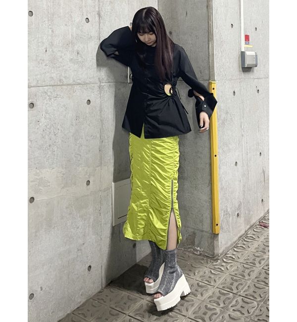 MURUA「ジャガードソックブーツ」|ショートブーツ|