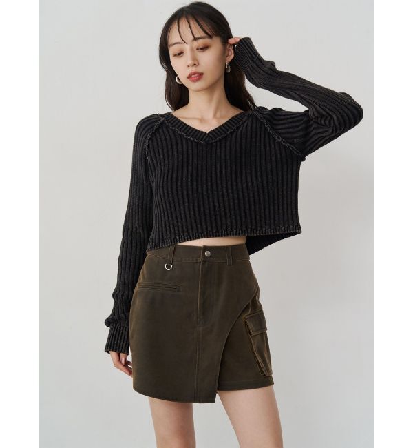 MURUA「ワンサイドスリットカーゴショートパンツ【セット販売対象】」|その他|