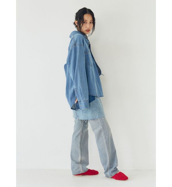 Ungrid「ポケットデザインデニムシャツ」|シャツ・ブラウス|