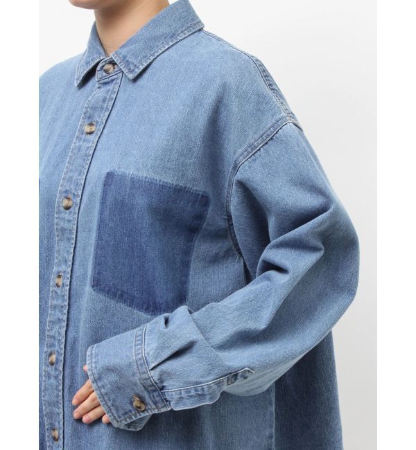 Ungrid「ポケットデザインデニムシャツ」|シャツ・ブラウス|