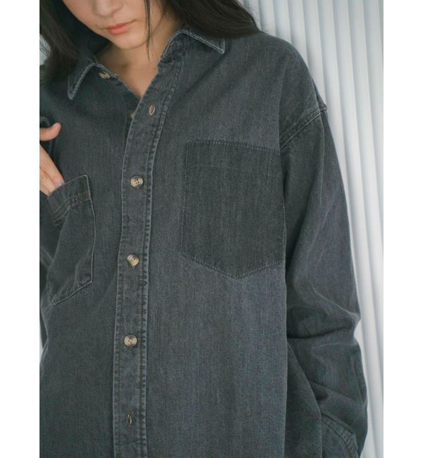 Ungrid「ポケットデザインデニムシャツ」|シャツ・ブラウス|