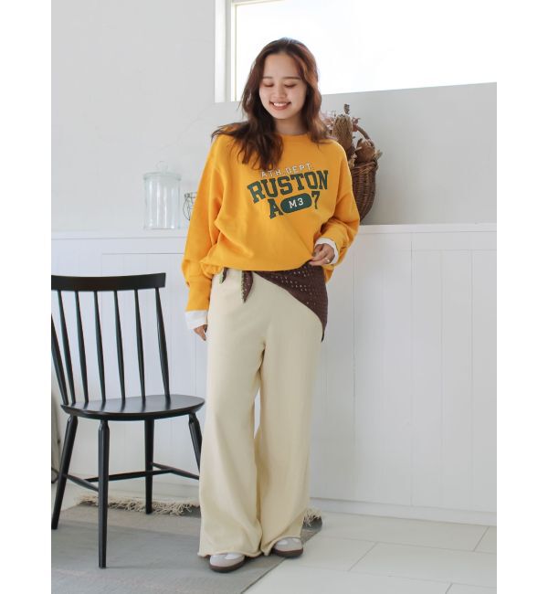 Ungrid「ルーズシルエットロゴスウェット」|スウェット・ジャージ|