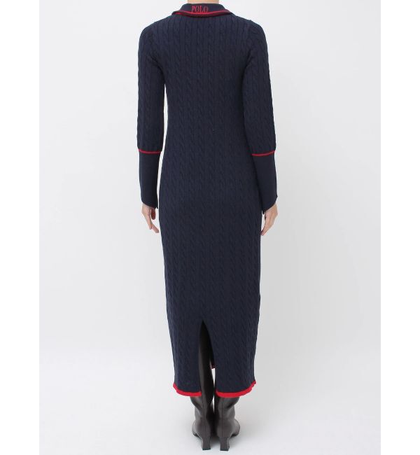 LAGUNAMOON「【POLO BCSコラボ】ケーブルラインニットワンピース」|ワンピース|