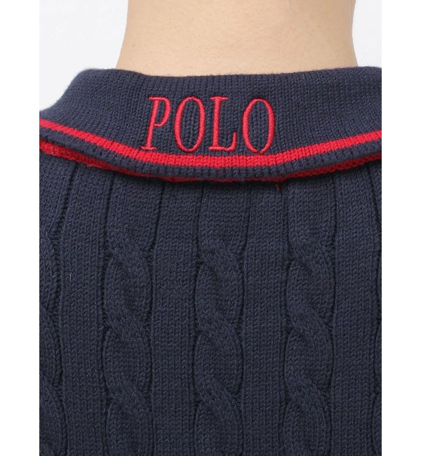 LAGUNAMOON「【POLO BCSコラボ】ケーブルラインニットワンピース」|ワンピース|