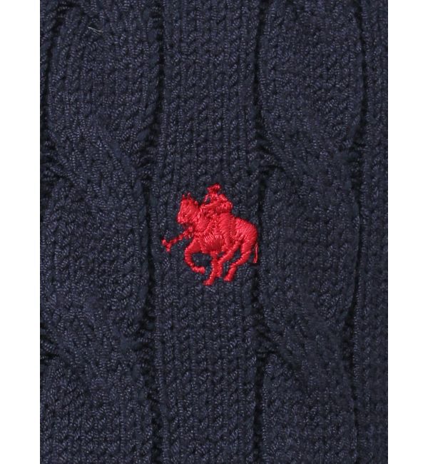 LAGUNAMOON「【POLO BCSコラボ】ケーブルラインニットワンピース」|ワンピース|