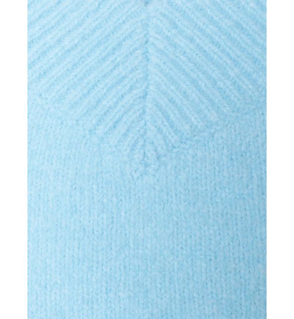 LAGUNAMOON「【WEB限定】Vネックカラーショートニットプルオーバー」|ニット・セーター|