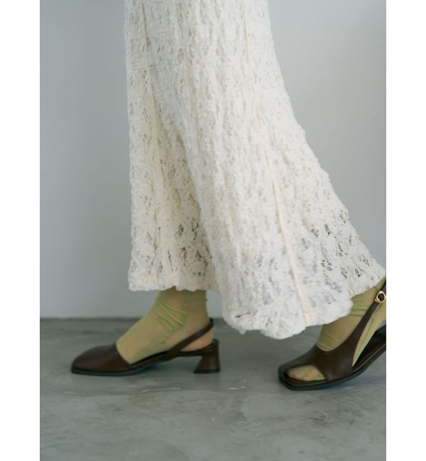 LAGUNAMOON「アシメオープントゥサンダル」|サンダル|