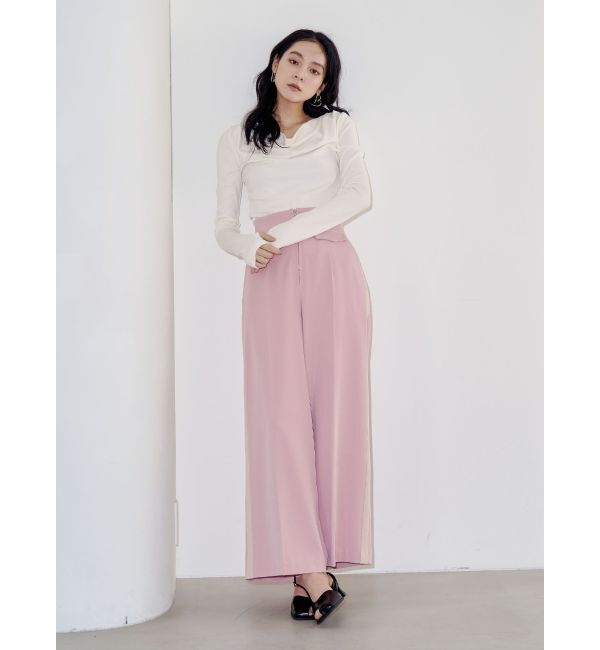 LAGUNAMOON「オフショルドレープ2WAYトップス」|Tシャツ・カットソー|