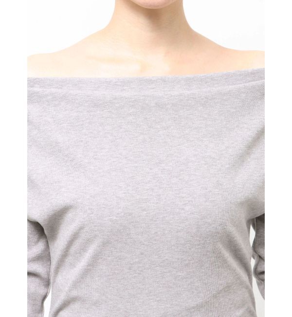 LAGUNAMOON「オフショルドレープ2WAYトップス」|Tシャツ・カットソー|