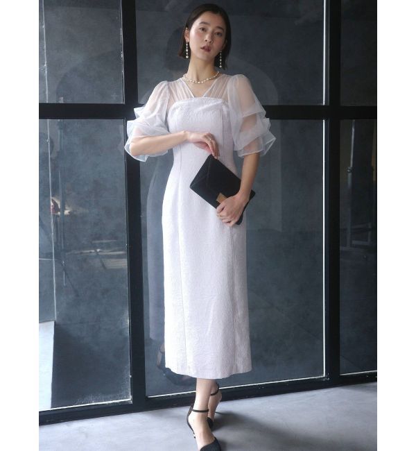 LAGUNAMOON「アメリアジャガードIラインドレス」|ドレス|ラベンダー