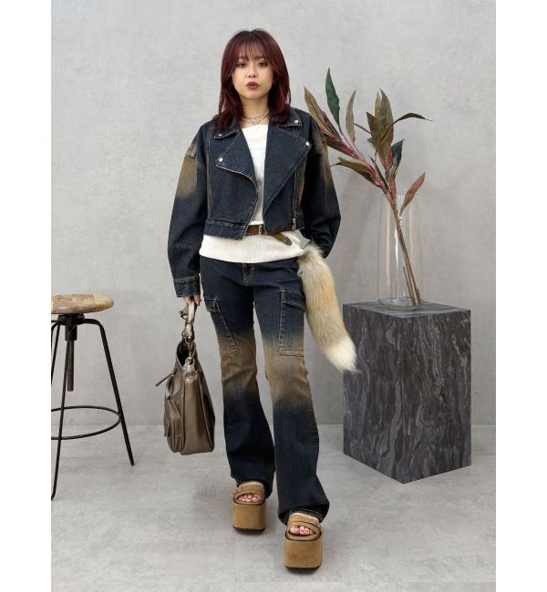 EVRIS「オフショルニットチュニック」|ニット・セーター|