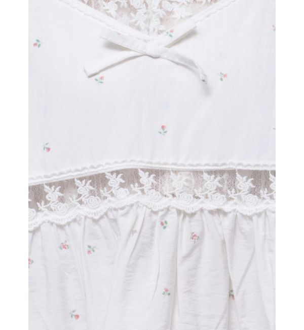 merry jenny「flowerフレアベビードール」|シャツ・ブラウス|
