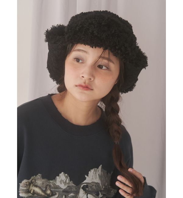 merry jenny「レースドッキングボアハット」|ハット|