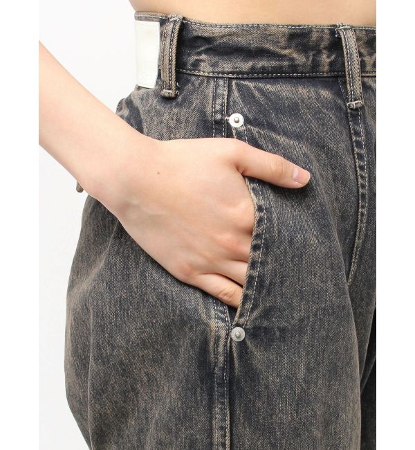 GYDA「ハイウエスト Urban Utility Wash Cargoデニムパンツ」|デニム|