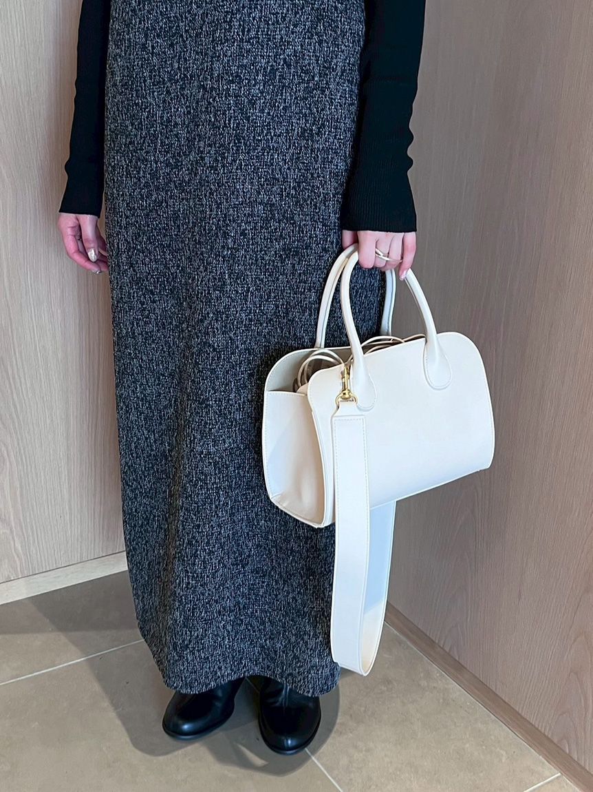 Mila Owen「巾着付きボストンショルダーバッグ」|ショルダー・メッセンジャー|