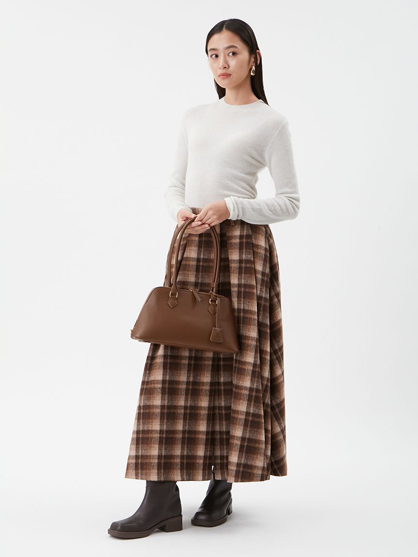 Mila Owen「モヘヤ混ラメリブニットプルオーバー」|ニット・セーター|