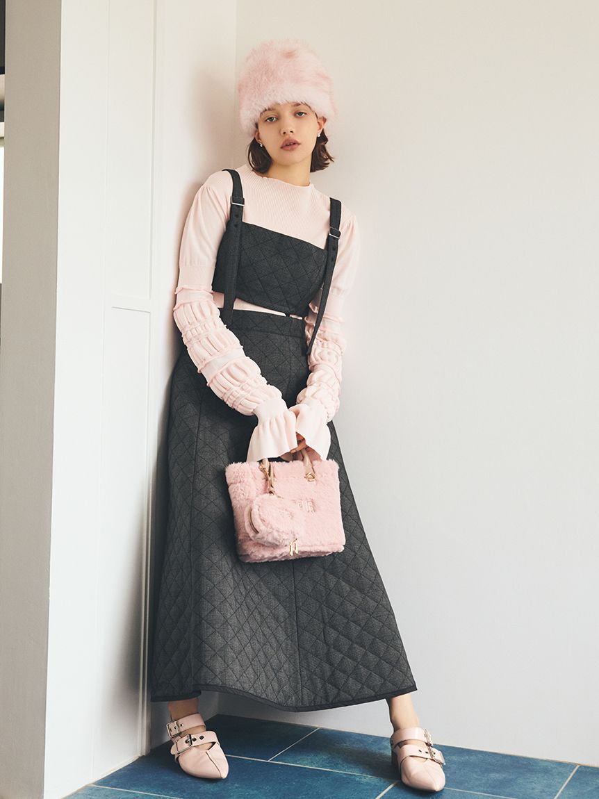 FURFUR「【WEB限定カラー】ダブルストラップバブーシュ」|パンプス|