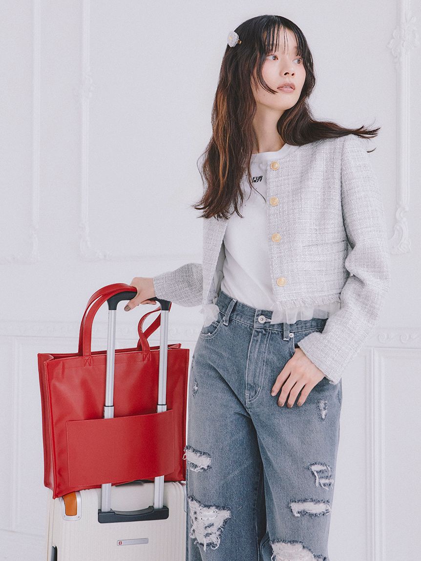 FURFUR「【限定カラー】ツイードジャケット」|ノーカラージャケット|