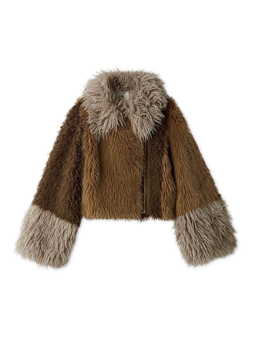 FURFUR「エコファーライダースジャケット」|ライダースジャケット|