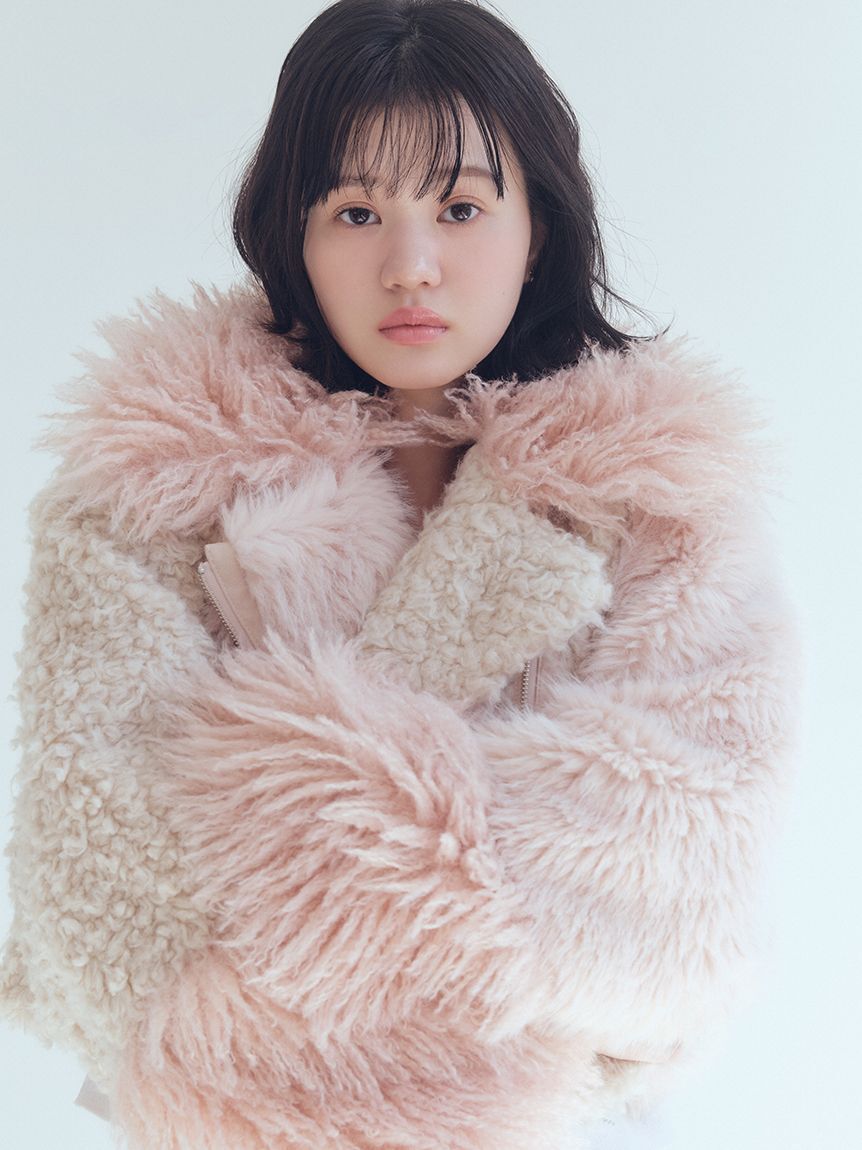 FURFUR「エコファーライダースジャケット」|ライダースジャケット|