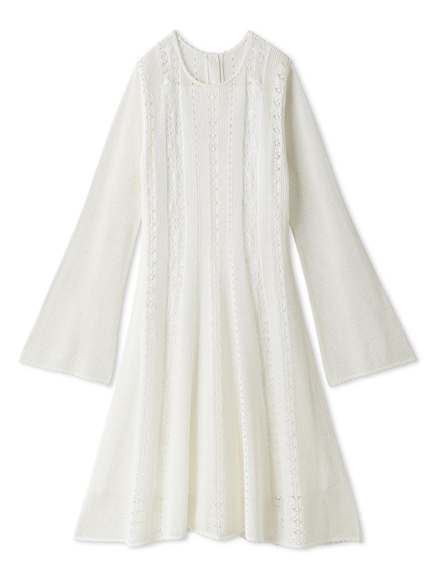 FURFUR「透かし編みニットワンピース」|ワンピース|