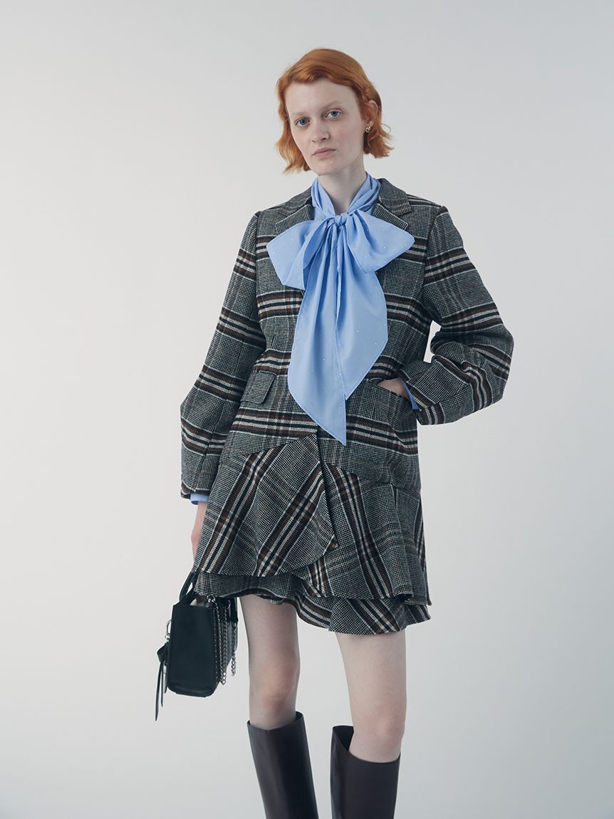 FURFUR「ツイードフレアスカート」|スカート|