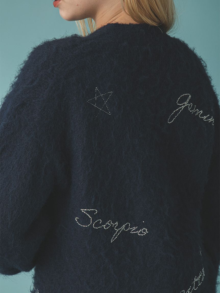 FURFUR「スターモチーフ刺繍カーディガン」|カーディガン|