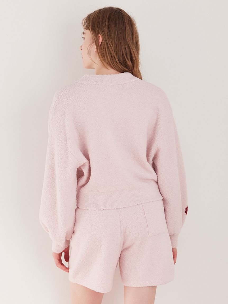 gelato pique「【ONLINE限定カラーあり】ベビモコチェリージャガードカーディガン」|ルームウェア|