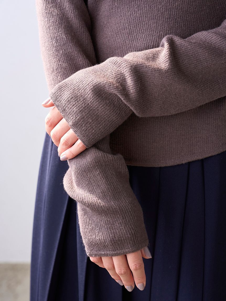 SNIDEL「Sustainableレイヤードニットプルオーバー」|ニット・セーター|