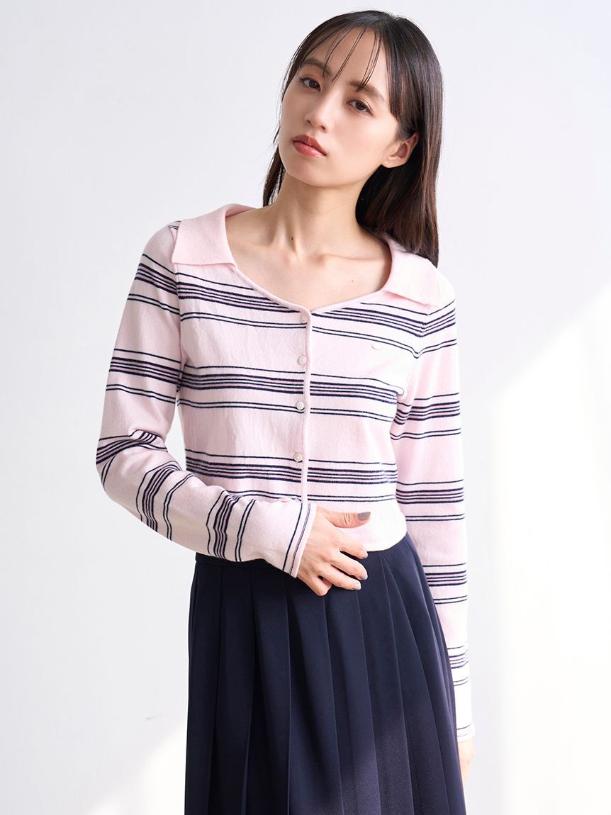 SNIDEL「Sustainableレイヤードニットプルオーバー」|ニット・セーター|