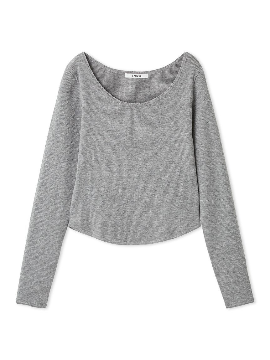 SNIDEL「Sustainableレイヤードニットプルオーバー」|ニット・セーター|