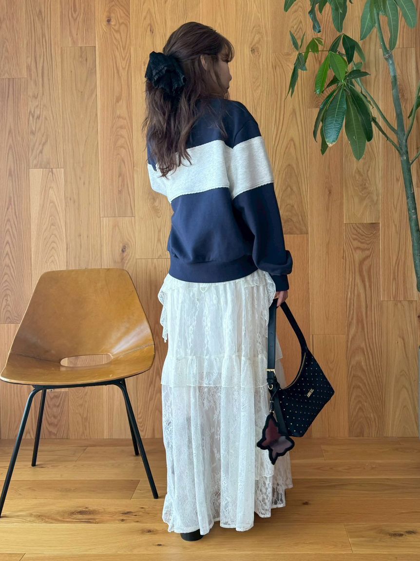 LILY BROWN「Lily Bearリボンスウェット」|スウェット・ジャージ|