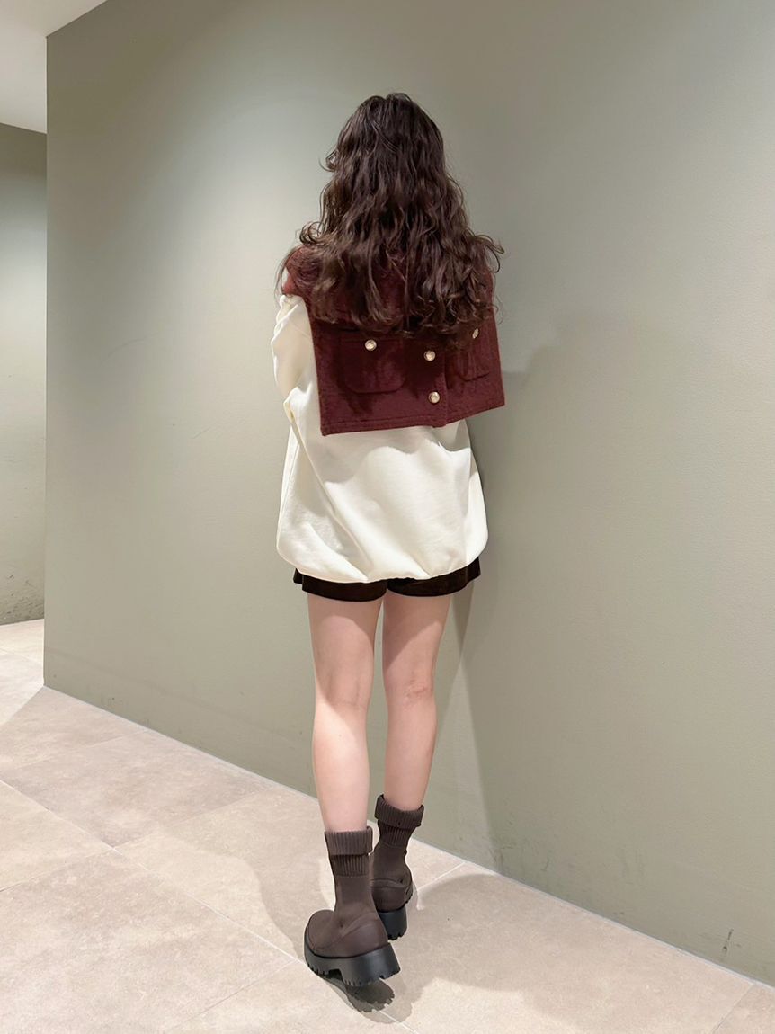 LILY BROWN「Lily Bearリボンスウェット」|スウェット・ジャージ|