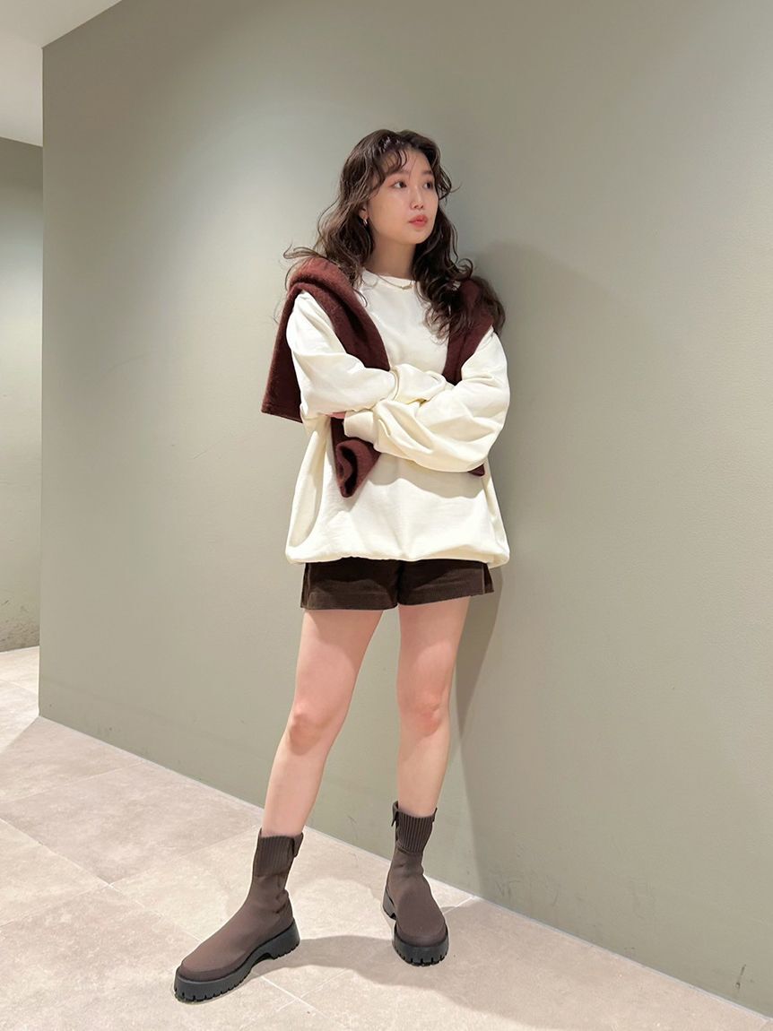 LILY BROWN「Lily Bearリボンスウェット」|スウェット・ジャージ|