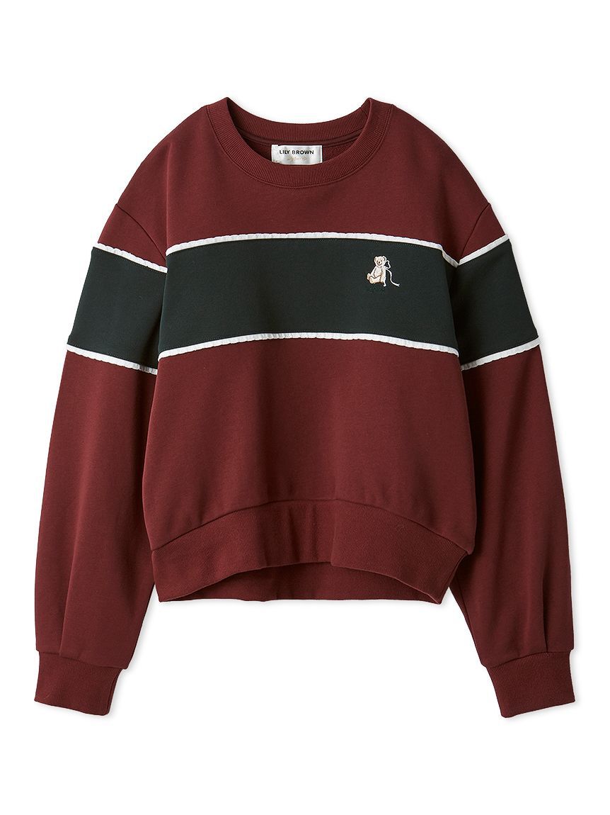 LILY BROWN「Lily Bearリボンスウェット」|スウェット・ジャージ|