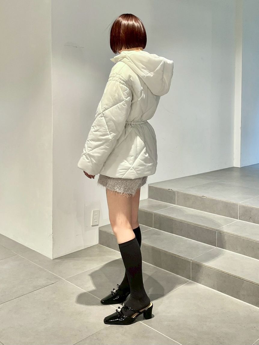 LILY BROWN「【LILY BROWN&times;MARY QUANT】デイジーチャーム付きクラシカルキルティングコート」|その他|